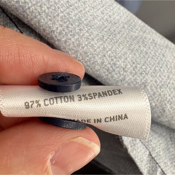 01.Algo Mens Slim Fit Long Sleeve Button-Up Shirt M Blue Going Out Date Night - Picture 7 of 11